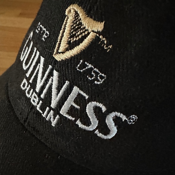 Guinness Dublin Black Hat Cap - Picture 3 of 12